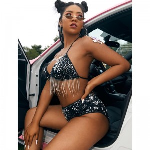 Seksowny biustonosz i majtki zestaw Dwa kawałek seksowna bielizna bielizna kobiet Walentynki bielizna