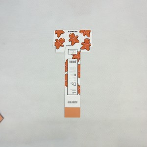 karta papierowa etykiety żywności