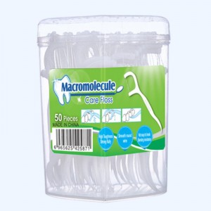 50 sztuk Pakowanie pudełka w kształcie serca OEM Jednorazowe Naturalne Hurtownie Tanie Dental Floss Sticks Packaging Floss Dental