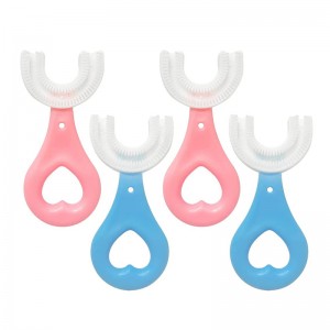 Dostawa fabryczna, ręczna szczoteczka do zębów dla dzieci, silikonowa szczoteczka do pielęgnacji ustnej do pielęgnacji ustnej, czystsze do zębów