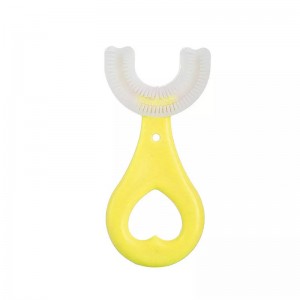 Dostawa fabryczna, ręczna szczoteczka do zębów dla dzieci, silikonowa szczoteczka do pielęgnacji ustnej do pielęgnacji ustnej, czystsze do zębów