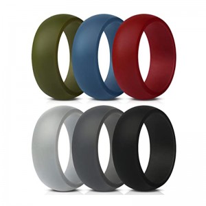 Outlet factory,niestandardowe pierścienie silikonowe dla mężczyzn, ślub bnad