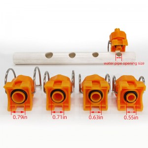 Plastikowa regulowana dysza klipsowa