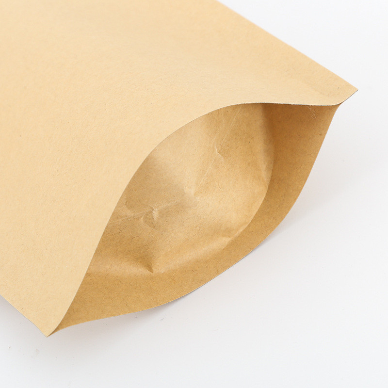 Kraft Paper Zipper Stand Up Torba