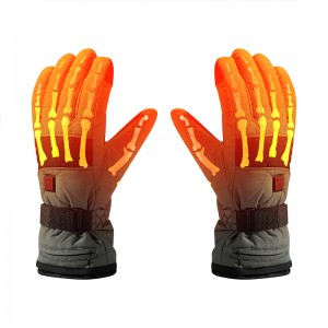 Chiny hurtowy dostawca ogrzewane rękawice zimowe z regulatorem temperatury