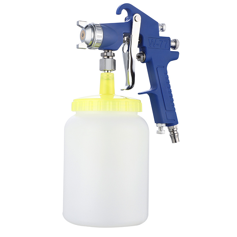 W-77 Air Spray Gun 2.0 N2.5 N3.0 mm Dysza OEM Fabryka Plastikowa Metalowa Wysoka wydajna rozpylająca pneumatyczna farba do samochodu i mebli