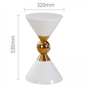 Luksusowy stół bok czarny stół konsolinordic współczesny stolik kawy