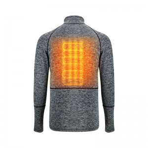 Lekka masa podgrzewana pod ubraniem, szara podgrzana bieliznę z mocem baterii