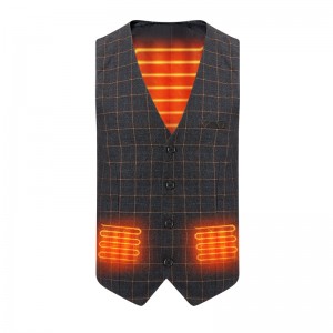 Gorący sprzedawanie stylowe ogrzewane kamizelka mężczyzn z mocem baterii
