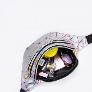 Kobiety Moda Duża Kosmiczna Wodoodporna Torba Podróżna PCV Fanny Pack Wodoodporna torba talii