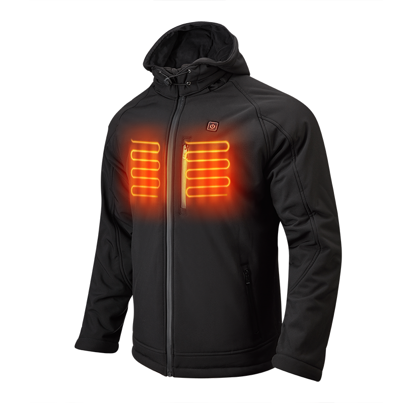 Custom Battery Heated Ciepła kurtka, izolowane ogrzewane ubrania do sezonu zimowego