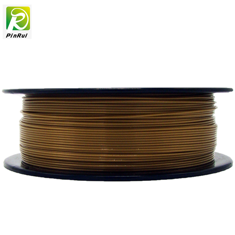 Pinrui Wysokiej jakości 1 kg 3D PLA drukarki włókien złoty kolor