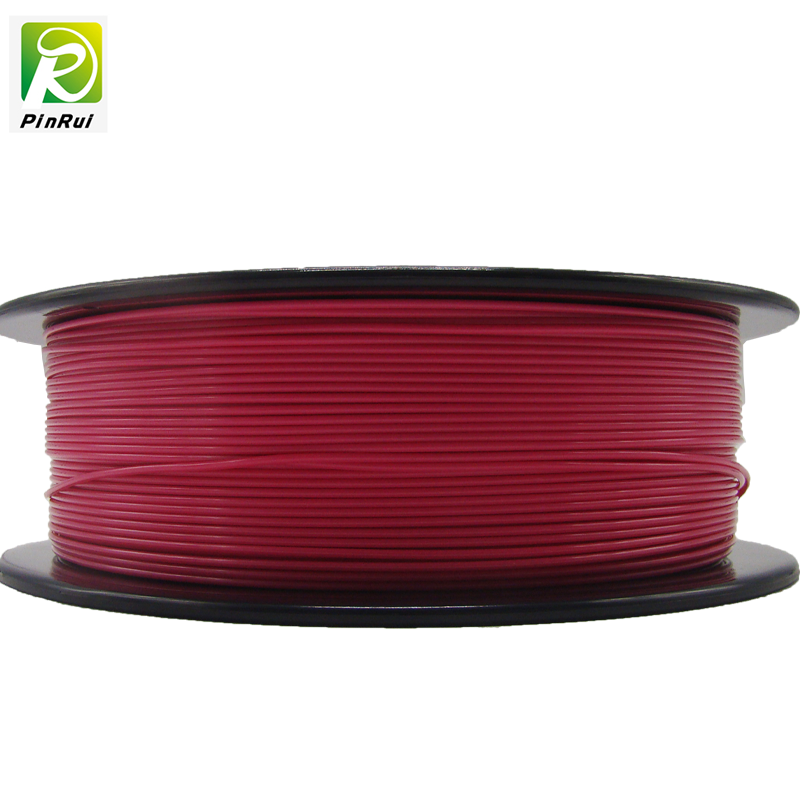 Pinrui Wysokiej jakości 1 kg 3D PLA drukarki włókno Dark PinkColor