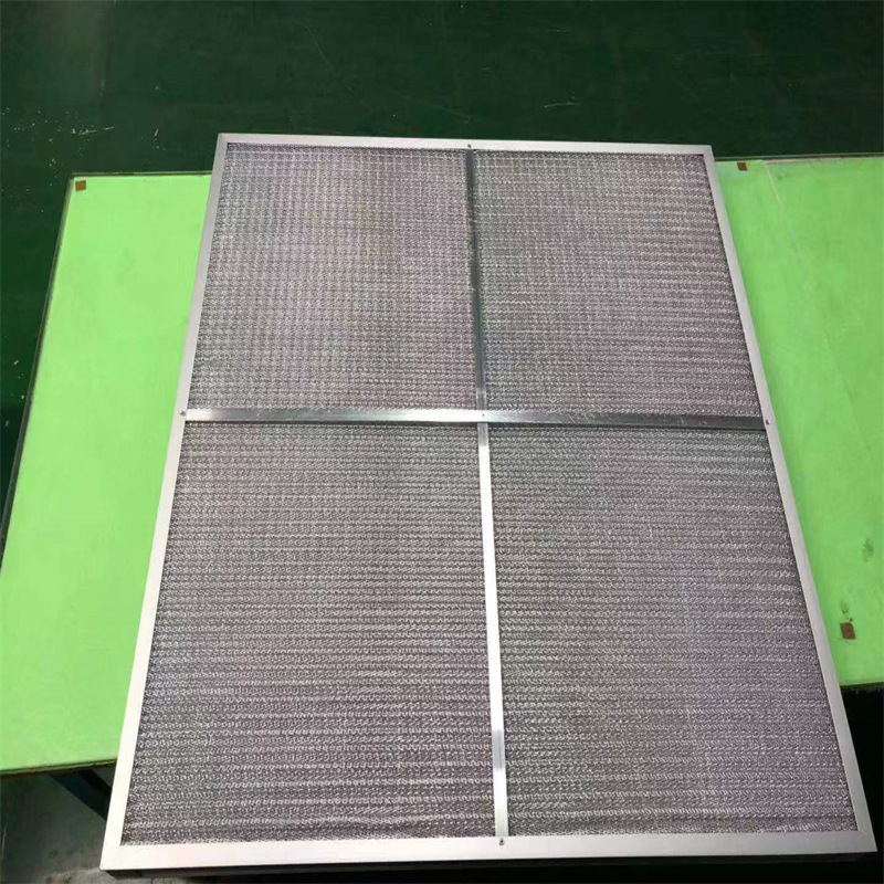 Handlowa przedział kuchenny Kaptur metalu Mesh Mesh Filtr Naluminum Zmywalny Plisowany panel Pre HVAC Filtr