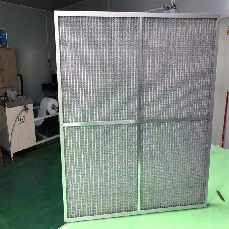 Handlowa przedział kuchenny Kaptur metalu Mesh Mesh Filtr Naluminum Zmywalny Plisowany panel Pre HVAC Filtr
