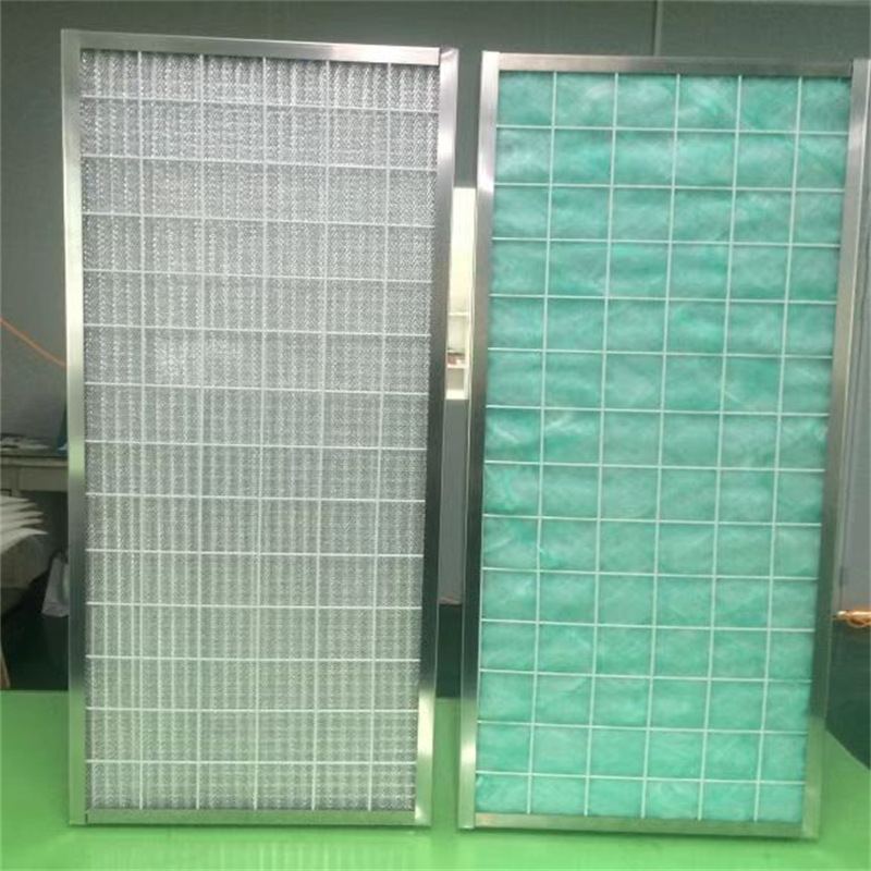 Handlowa przedział kuchenny Kaptur metalu Mesh Mesh Filtr Naluminum Zmywalny Plisowany panel Pre HVAC Filtr