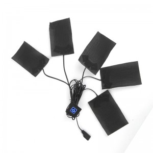 Producent Wysokiej jakości 5 V 7.4V Włókno węgla elektrycznego do kurtki odzieżowej