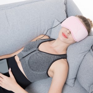 Dostosowana miękka powierzchnia elektryczna maska ​​oczu podgrzewana, cieplejsza oczu USB