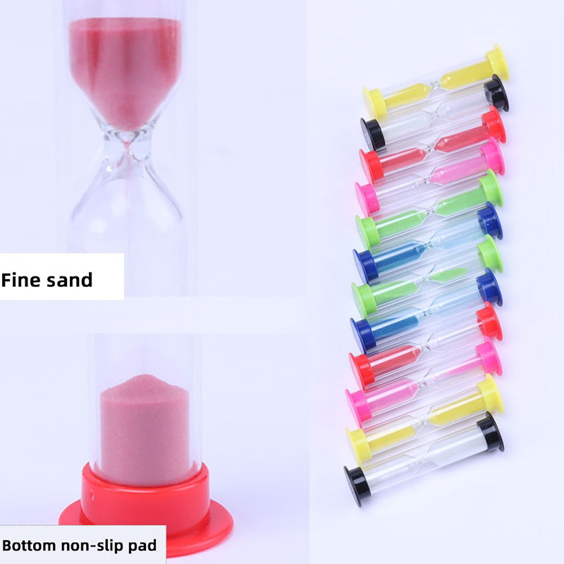 6 Sztuk Plastikowy Piasek Timer Klepsydra Klepsydra Piasek Zegar Zegar 30 sekund