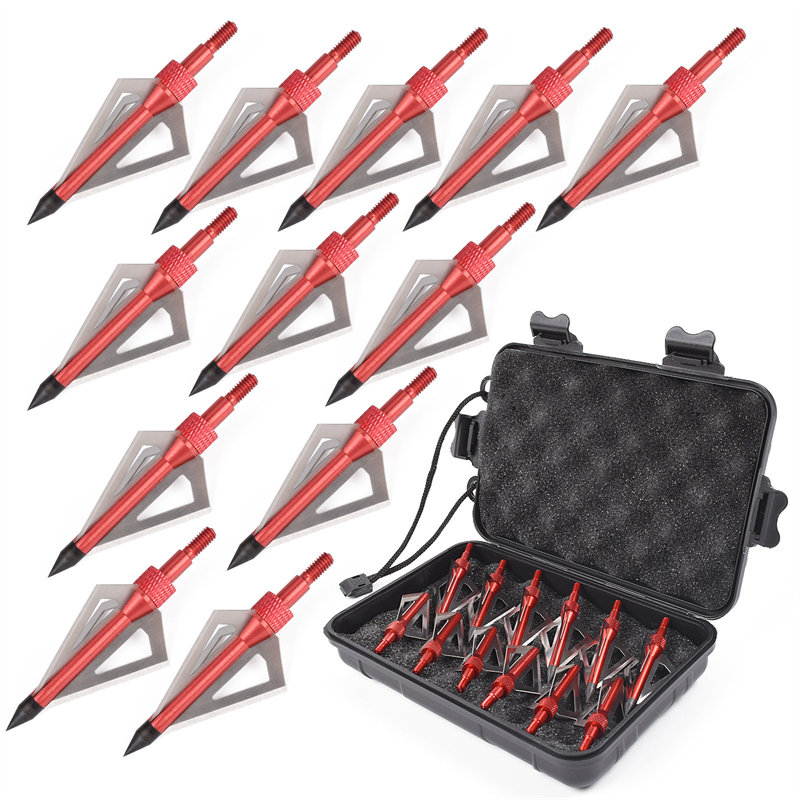 ELONLARROW 15B005 100GRAIN Broadhead strzałki Porady myśliwskie Śruba Arrow Broadheads