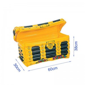 Nadmuchiwany skarb Chłodnica klatki piersiowej Halloween Dekoracja przyjęcia