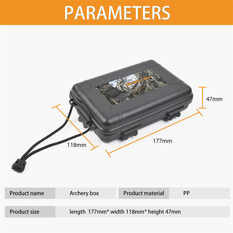 ELONLARROW 470071 Łucznictwo Broadheres Storage Box