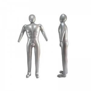 Nadmuchiwany Model Manekin PVC, pełny rozmiar z głową i ramionami, plastikowy manekin całego ciała