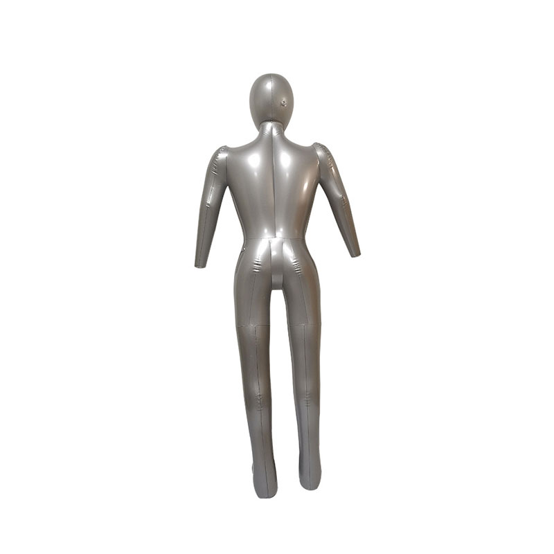 Nadmuchiwany Model Manekin PVC, pełny rozmiar z głową i ramionami, plastikowy manekin całego ciała