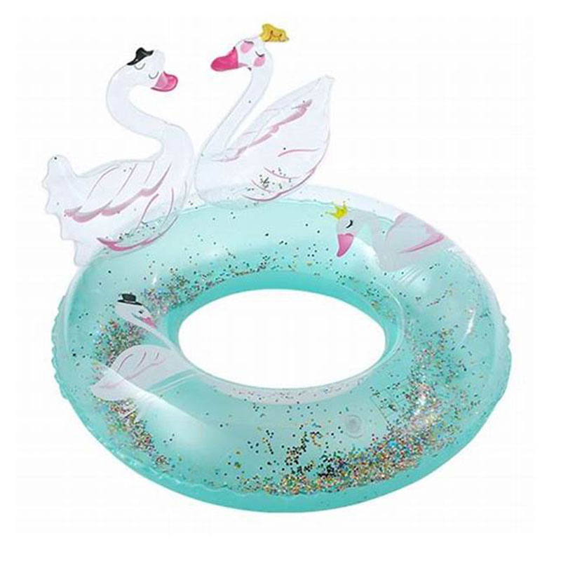 Dzieci słodkie łabędzia pierścień kąpielowy,nadmuchiwany pierścień dla dzieci