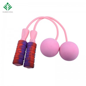 Linka skoku bez ropów, ważona linowa skokowa do treningu fitness, regulowana lina skakająca dla kobiet mężczyzn i dzieci