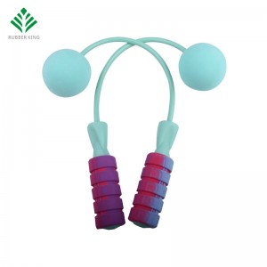 Linka skoku bez ropów, ważona linowa skokowa do treningu fitness, regulowana lina skakająca dla kobiet mężczyzn i dzieci