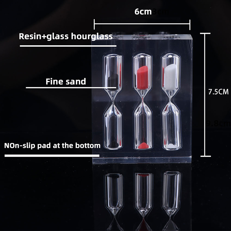 Akrylowe sandtimers 3/4/5mine piasek dla dzieci kolorowy hourglass dekoracje domowe piaskownica