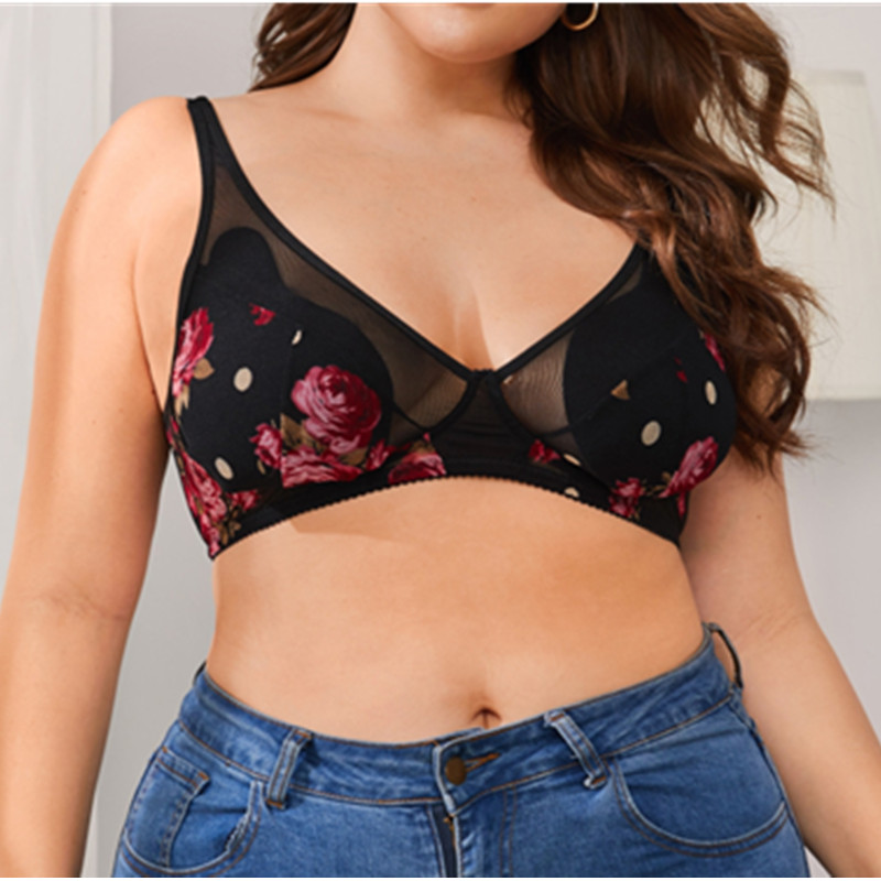 Rose Print Sexy One Piece Plus Size Hurtownia