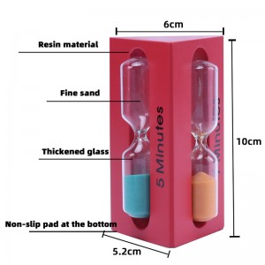 3-w-1 3/5/7 Minute Trójkątne drewniane piasek klepsydra Dzieci Watch zegar zegarowy Timer Sandglass Dekoracja domu