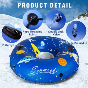 Zimowe zabawki rodzica-dzieckona zewnątrz zagęszczone zimne opornena przestrzeńnadmuchiwaną rurkę śnieżną