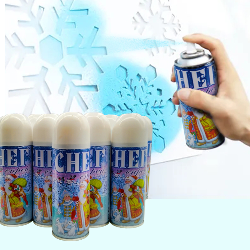 Wysokiej jakości spray śnieżne do dekoracji okien