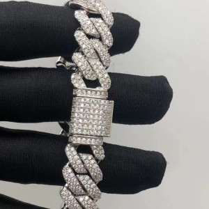 Tuochen biżuteria srebro 925 z kamienną bransoletką dla mężczyzny