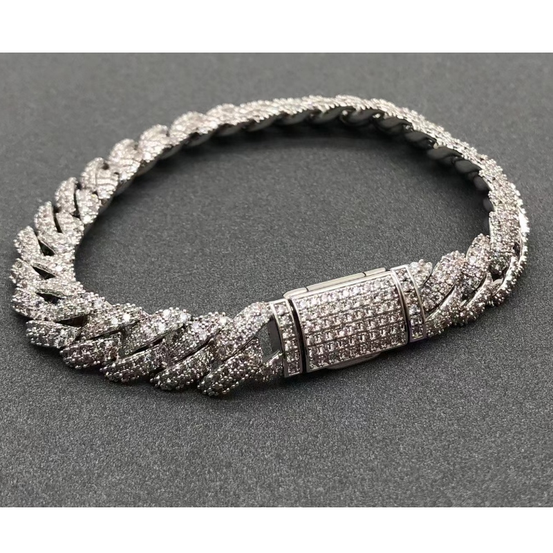 Tuochen biżuteria srebro 925 z kamienną bransoletką dla mężczyzny