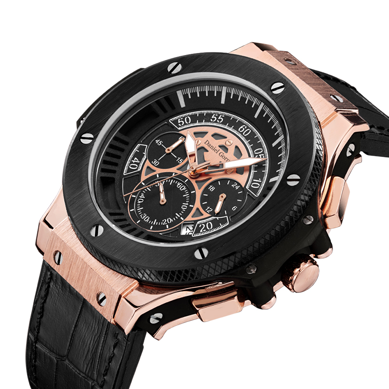 Daniel Gormantop Brand Luksus Sport Watch Men Watches Watter Watches Blue Guma Pasek Automatyczne wodoodporne zegarki RM2204