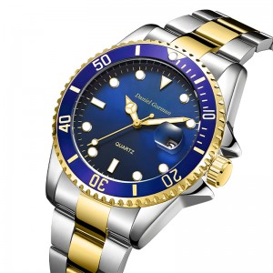 Daniel Gorman Top Quality Watch Watch Hydrooon Classic Stali Stal Strap Strap Fashion Men Men ”Business Quartz Watchrm001