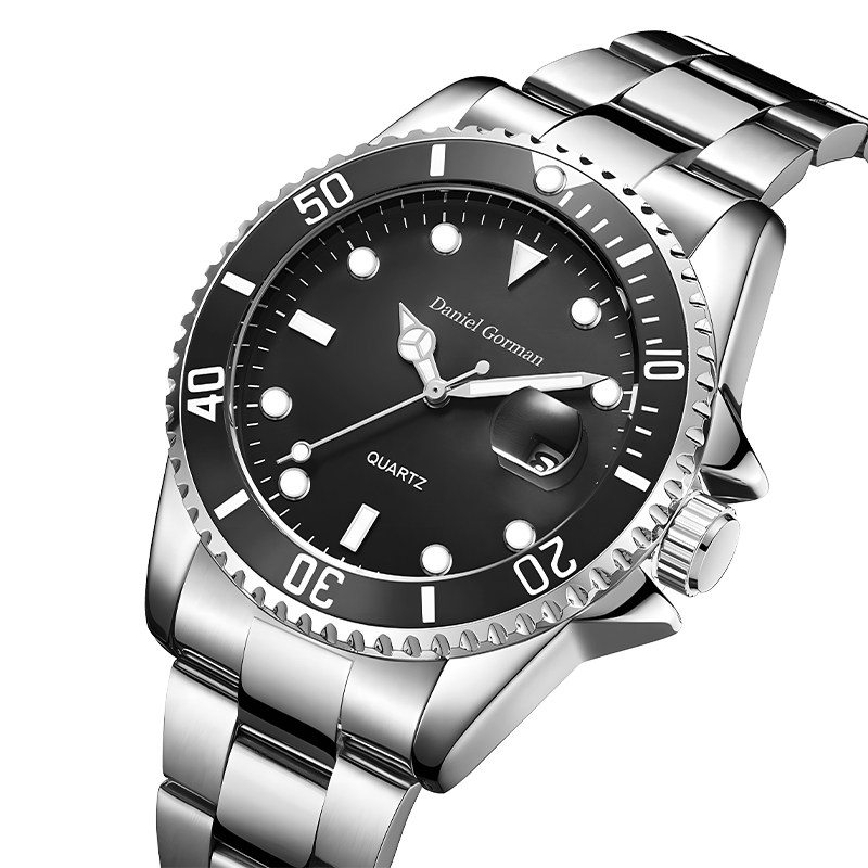 Daniel Gorman Top Quality Watch Watch Hydrooon Classic Stali Stal Strap Strap Fashion Men Men ”Business Quartz Watchrm001