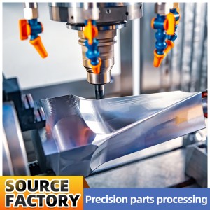 Czteroosiowe części obróbki