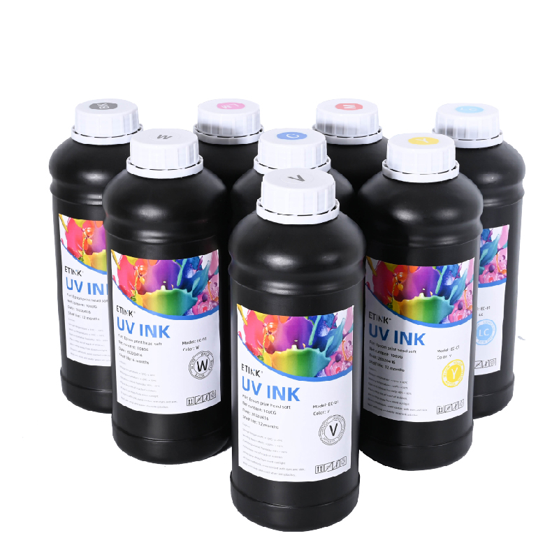 Miękki atrament z UV jest odpowiedni do wydruku Epson do wydrukowania PVC TPU