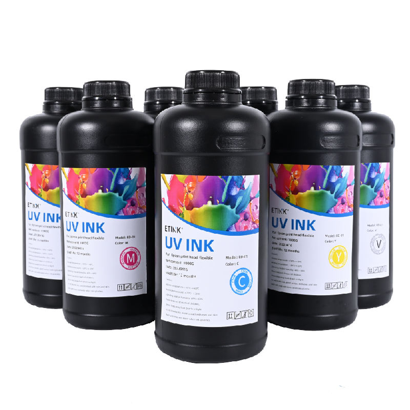Miękki atrament z UV jest odpowiedni do drukowania Epson do drukowania skóry