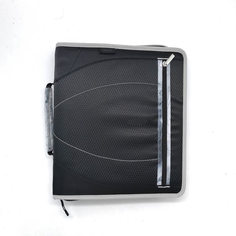 13-calowy spoiwana zamek błyskawiczne-3 Pierścienie spoiwana zamek błyskawiczne do szkoły, rozmiar liter Nylon 3 Pierścień Binder 2-calowy uchwyt pierścienia