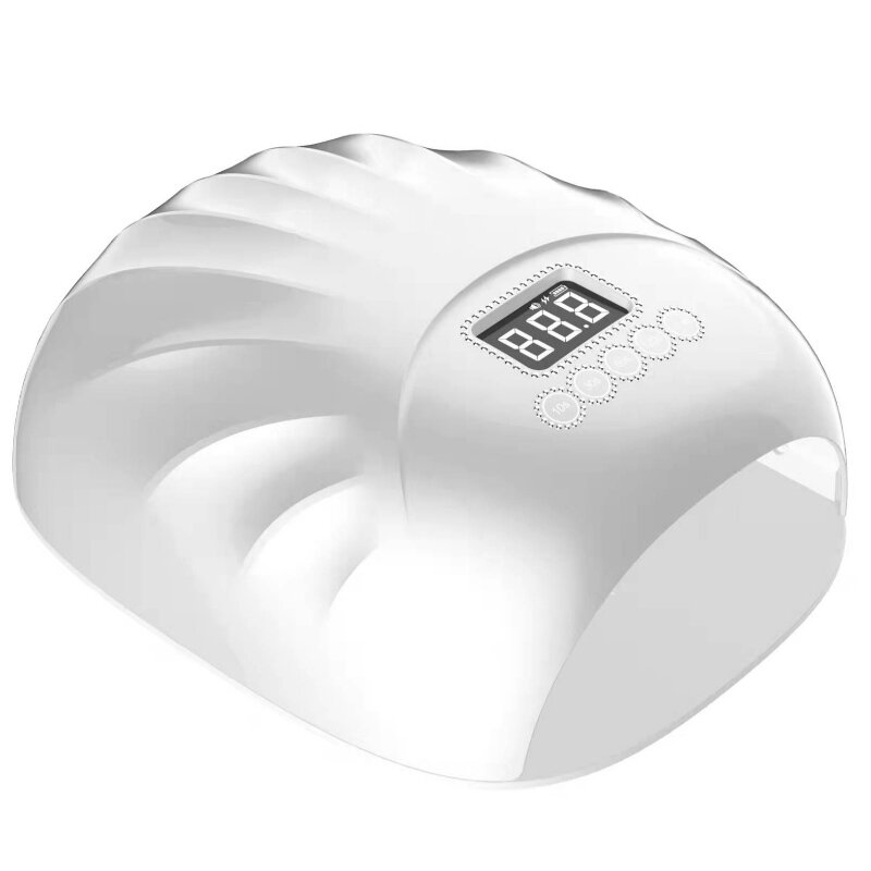 M&R 802PRO PRODELESS LED LAMPA GWOAD, bezprzewodowa suszarka do paznokci, 72W doładowalne światło paznokci LED, przenośna lampa paznokciowa UV z 4 -licznikowym czujnikiem ustawień i wyświetlacz lcd zielony