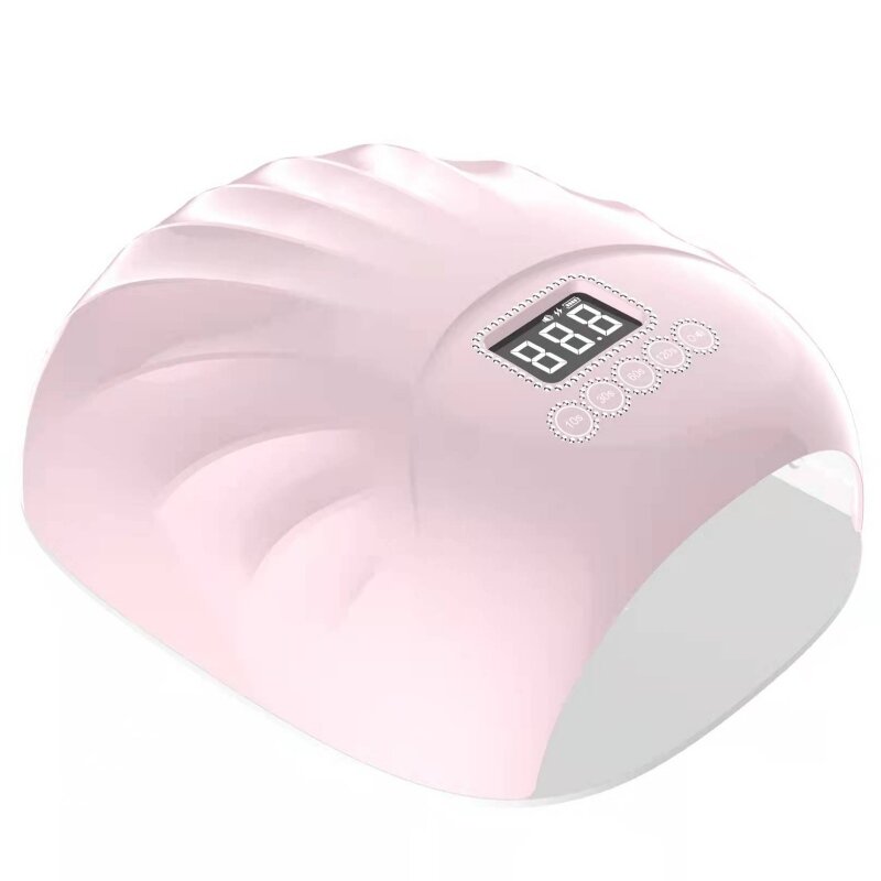 M&R 802PRO PRODELESS LED LAMPA GWOAD, bezprzewodowa suszarka do paznokci, 72W doładowalne światło paznokci LED, przenośna lampa paznokciowa UV z 4 -licznikowym czujnikiem ustawień i wyświetlacz lcd zielony