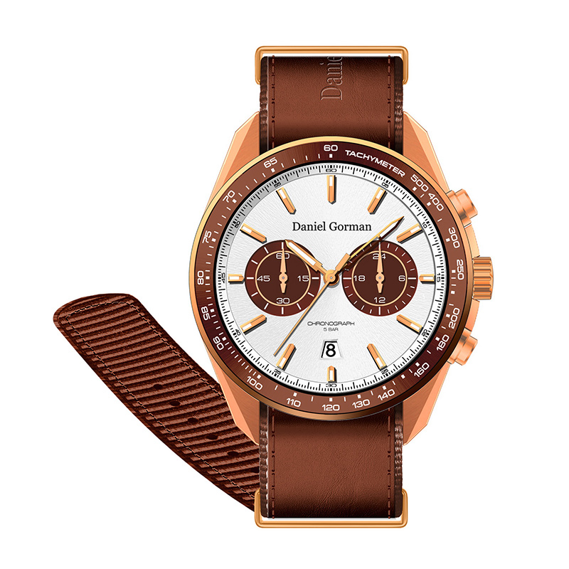 2022 Daniel Gormandg9005 Luxury Men Watches Niestandardowe logo Automatyczne zegarek ze zegarem ze stalinierdzewnejna rękę