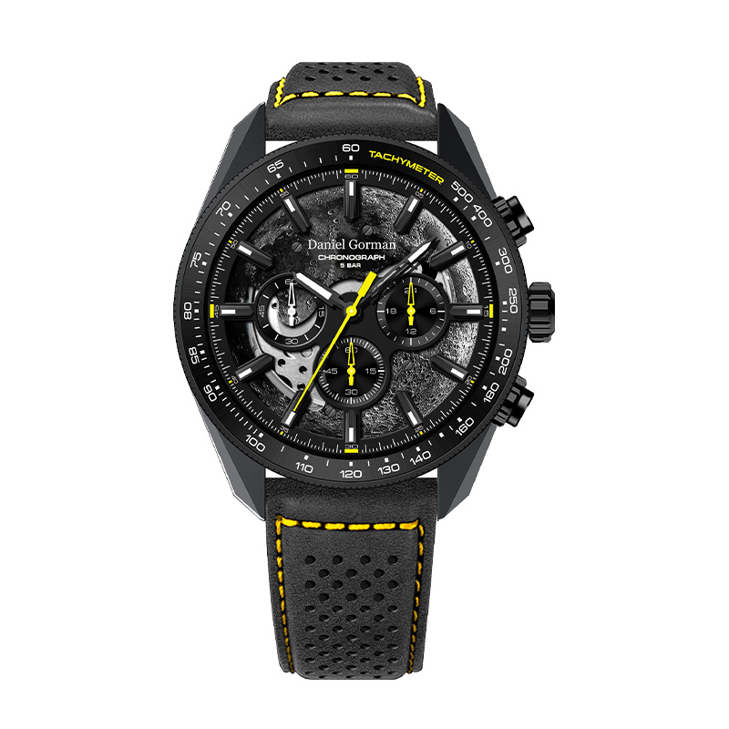 Daniel Gormandg9006 Watch Men's Watch OEM OEM ze stalinierdzewnej Japońskie Ruch Chronografu Sapphire Glass Watch Sapphire Glass