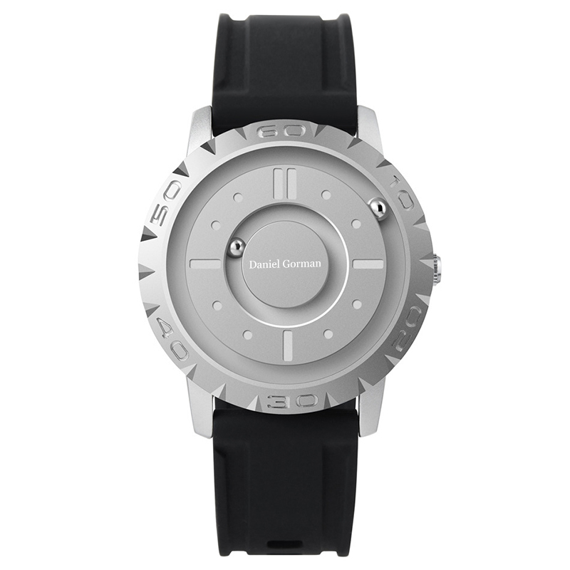 Daniel Gorman Go14 Magnetyczny zegarek Mężczyzn Zegarek Spersonalizowany Kreatywny Sport Watch Fajny Borderless Fashion Design Pasek ze stalinierdzewnej Wodoodporne zegarek